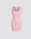Blush Diamond Mini Dress