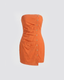 Golden Hour Button Mini Dress
