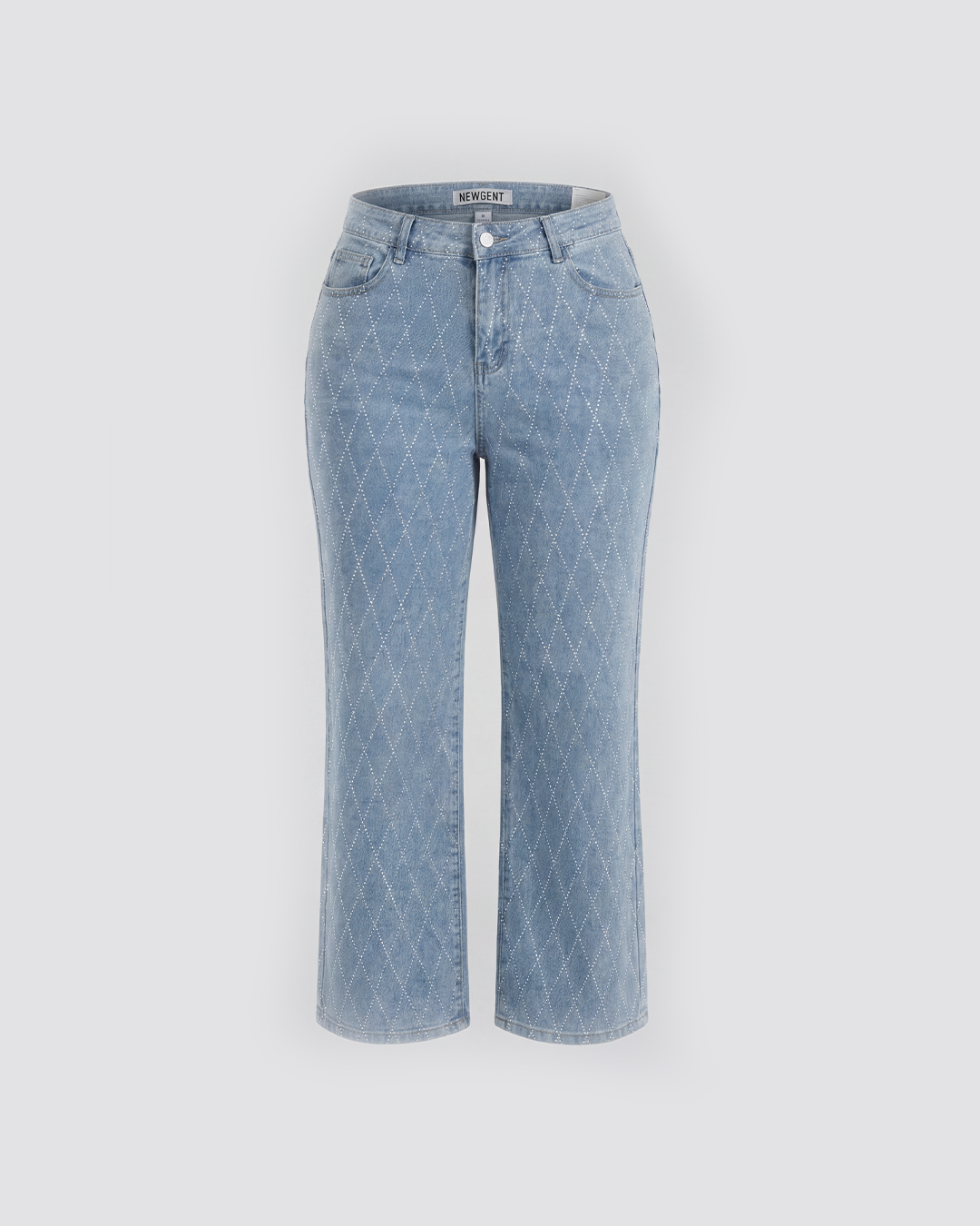 Diamond Drip Denim Jeans Main image