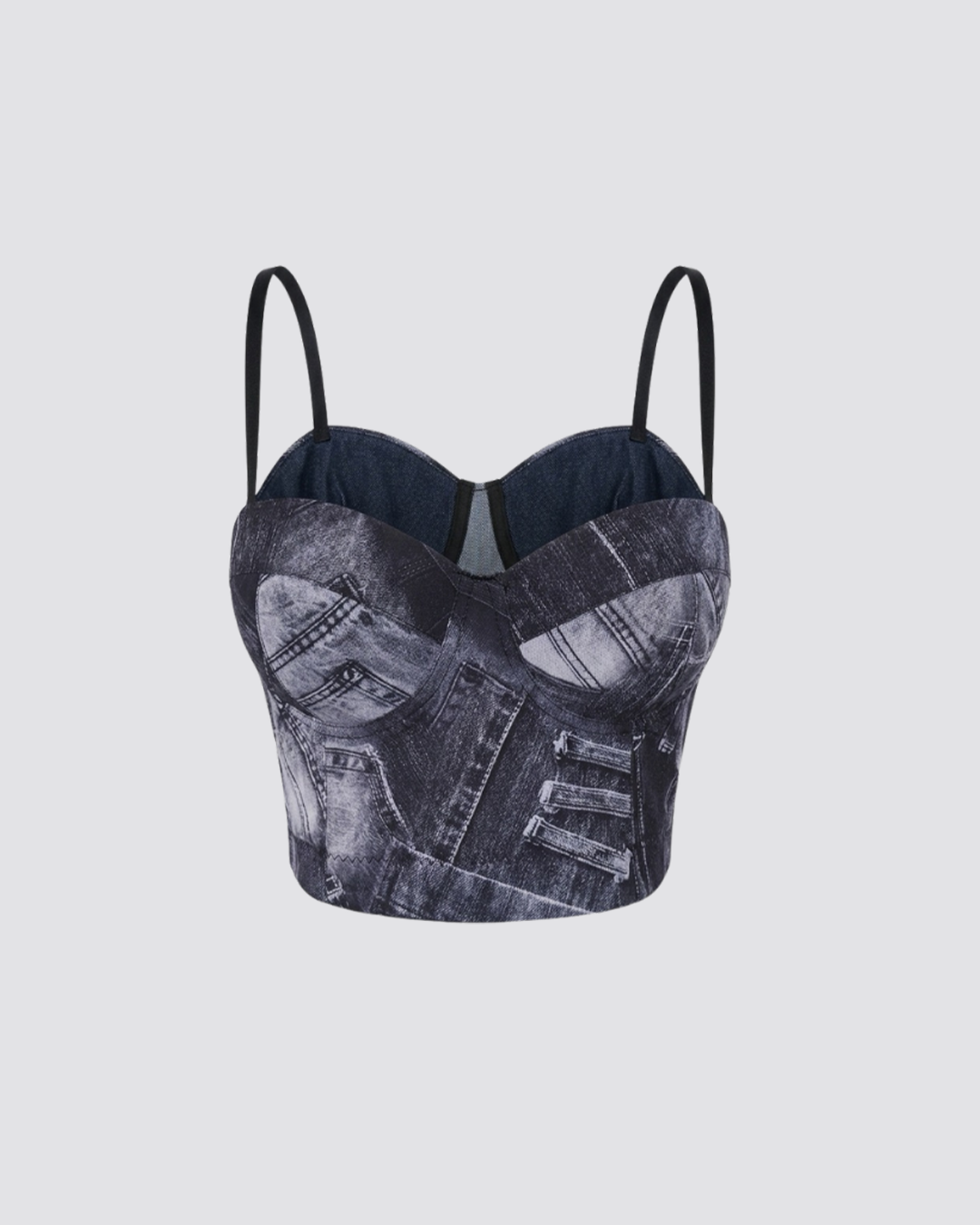 Double Denim Corset Main image