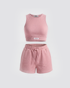 Cloud Nine Lounge Set (Pink)